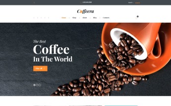 Tema WooCommerce "Coffee Shop" #58649