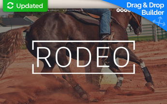 Horse Responsive Moto CMS 3 Template