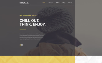 Simona S WordPress Theme
