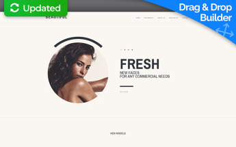 Templates Moto CMS 3 Flexível para Sites de Agencia de Modelo №58789