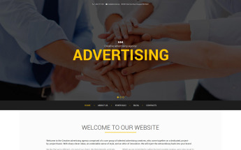 Advertising Drupal Template