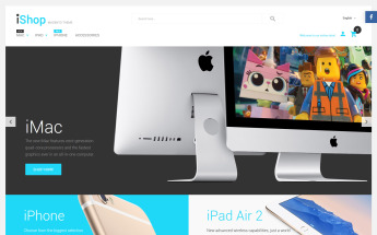 "iShop - Electronic Devices" Responsive Magento Thema №58834