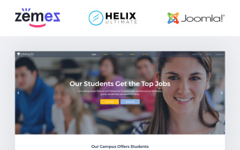 Plantilla Joomla "Faaculty - University Multipage Modern" #58870