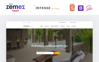 Plantilla Web "INTENSE - Inmueble" #58887