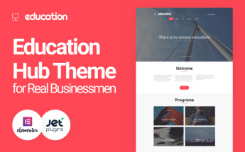 Responsive Education Hub Wordpress #58872