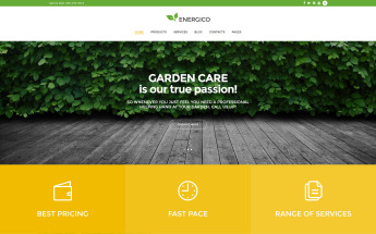 Energico - Agriculture & Garden Care Responsive WordPress Theme WordPress Theme