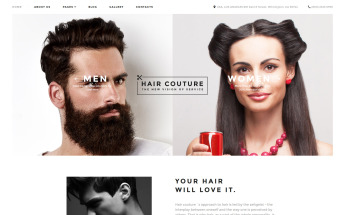 Hair Salon Responsive Joomla Template