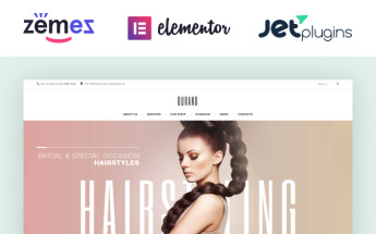 Responsywny motyw WordPress Durand - salon piękności #58991