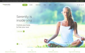 Yogameta Website Template
