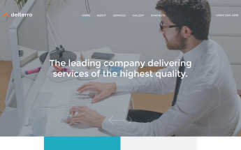 Business & Services Moto CMS HTML Template