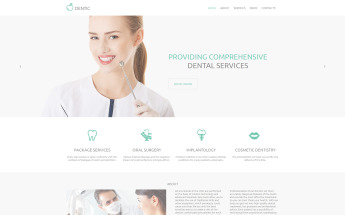 Dentistry Moto CMS HTML Template