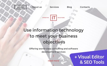 IT Services Moto CMS 3 Template