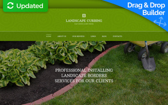 Landscape Design Responsive Moto CMS 3 Template