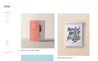 "Remi - Photographer Portfolio" thème WordPress adaptatif #59020