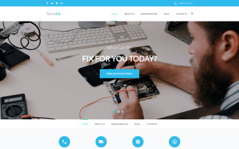 Responsive TechnoFix - Tech Repair Company Responsive Wordpress #59024