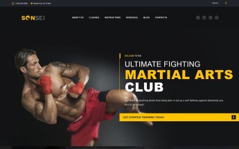 Sensei - Martial Arts WordPress Theme