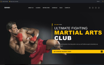 Sensei - Martial Arts WordPress Theme