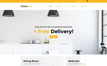 WooCommerce Theme namens "Timberline - Furniture Store" #59043