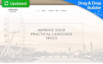 Language School Responsive Moto CMS 3 Template
