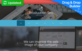 Marketing Agency Responsive Moto CMS 3 Template