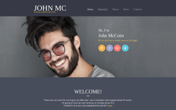 Personal Page Moto CMS HTML Template