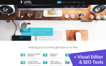 Simple Business Moto CMS 3 Template
