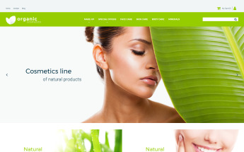 Cosmetics Store Responsive MotoCMS Ecommerce Template
