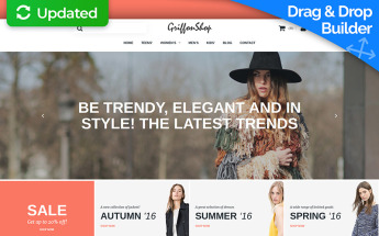Fashion Store Responsive MotoCMS Ecommerce Template
