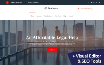 Fenimore - Law Firm Moto CMS 3 Template