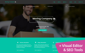Moving Company Moto CMS 3 Template