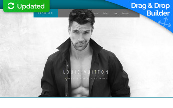Templates Moto CMS 3 Flexível para Sites de Moda №59232