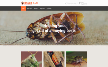 Pest Control Moto CMS HTML Template