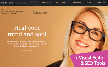 Gillian Smith - Psychologist Moto CMS 3 Template