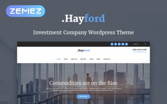 Hayford - Investment Consulting Services Responsive WordPress Theme