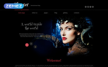 Joomla Vorlage namens "Theater Performance" #60082