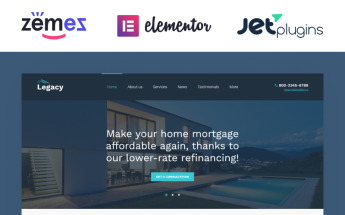Legacy - Estate and Mortgage WordPress Theme