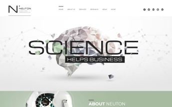 Tema De WordPress Responsive para Sitio de Astronomía #60052