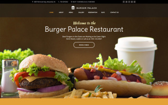 Burger Palace - Fast Food Restaurant WordPress Theme