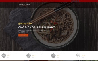 Chop-Chop - Asian Restaurant WordPress Theme