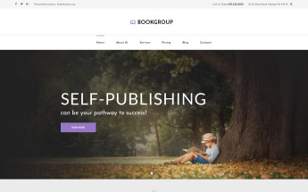 Tema De WordPress "BookGroup" #60118