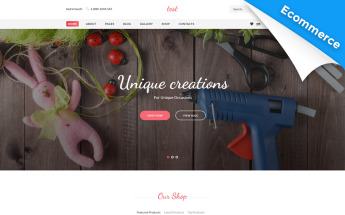Handmade - Creative Shop Virtuemart & Joomla Template