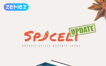 Magento Theme namens "Spiceli" #61194