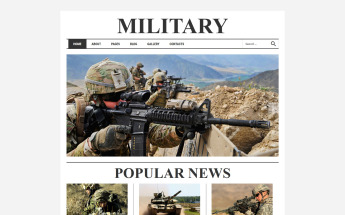 Military Responsive Joomla Template