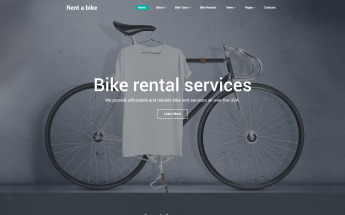 Responsywny szablon strony www Bike Shop #61188