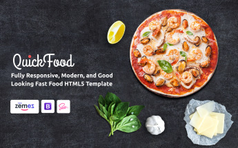 Responsywny szablon strony www Quick Food - Fast Food #61177