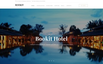 Responzivní WordPress motiv "Bookit - Small Hotel" #61155