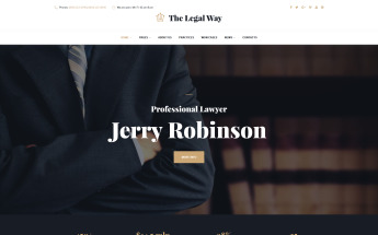 Tema De WordPress "The Legal Way" #61148