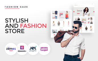 Tema WooCommerce "Fashion Gaze - Apparel Store" #61199