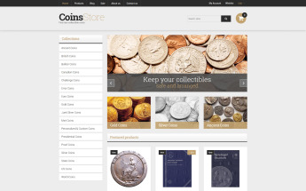 Collectible Coins & Supplies Shopify Theme