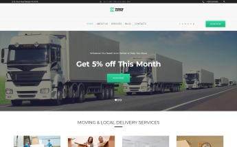 InTime - Delivery Services WordPress Theme WordPress Theme